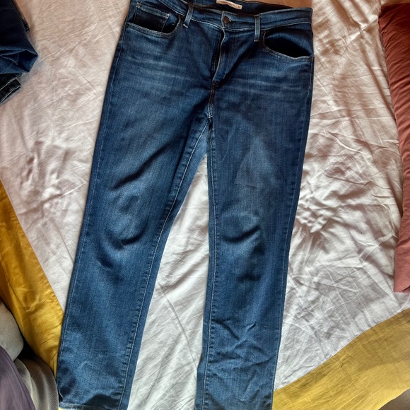 Levis 724 high rise straight jeans Size 32 - Picture 1 of 4